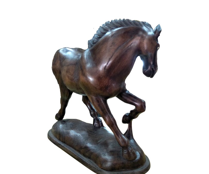Rosewood Crafted Horse Miniature Figurine for Decor and Gifting
